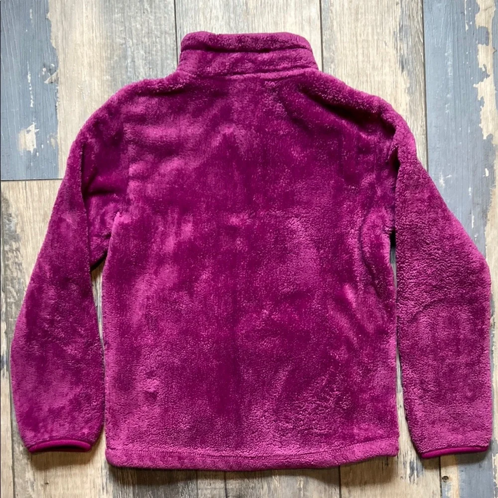 32 Degrees Heat Girls Plush Fleece Zip-Up Jacket Coat Rich Purple Size Small 7/8